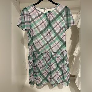 Ann Taylor Plaid dress.